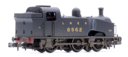 Custom Weathered Class J50 LNER Black (Unlined) 0-6-0 Tank Locomotive No.8962