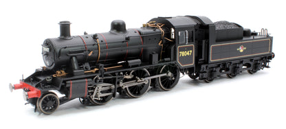Standard Class 2MT 2-6-0 BR Black Late Crest 78047 Steam Locomotive