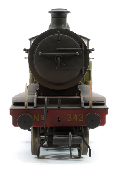 Bespoke Weathered S4102-03 LB&SCR K Class 2-6-0 Southern Maunsell SR Urie Sage Green No.343 Steam Locomotive