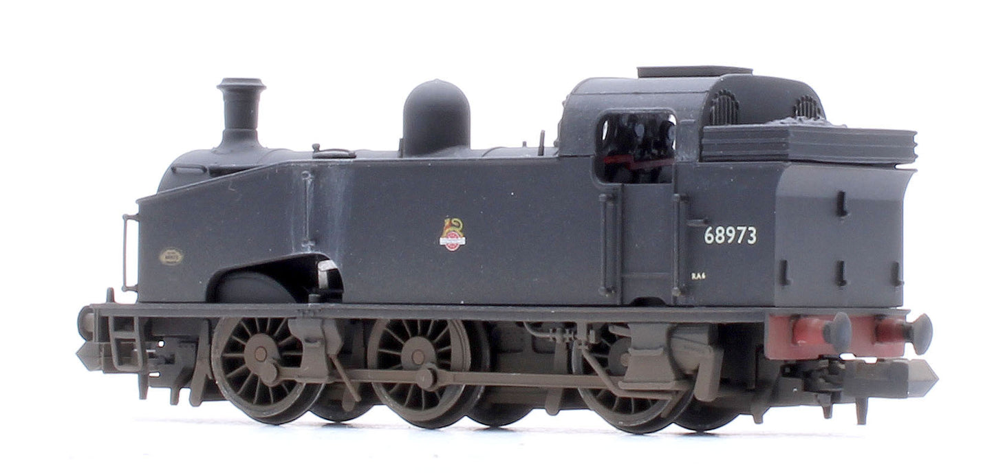 Custom Weathered Class J50 BR Black Early Emblem (Unlined) 0-6-0 Tank Locomotive No.68973