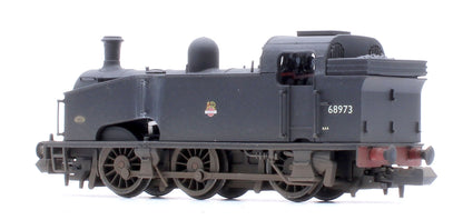 Custom Weathered Class J50 BR Black Early Emblem (Unlined) 0-6-0 Tank Locomotive No.68973