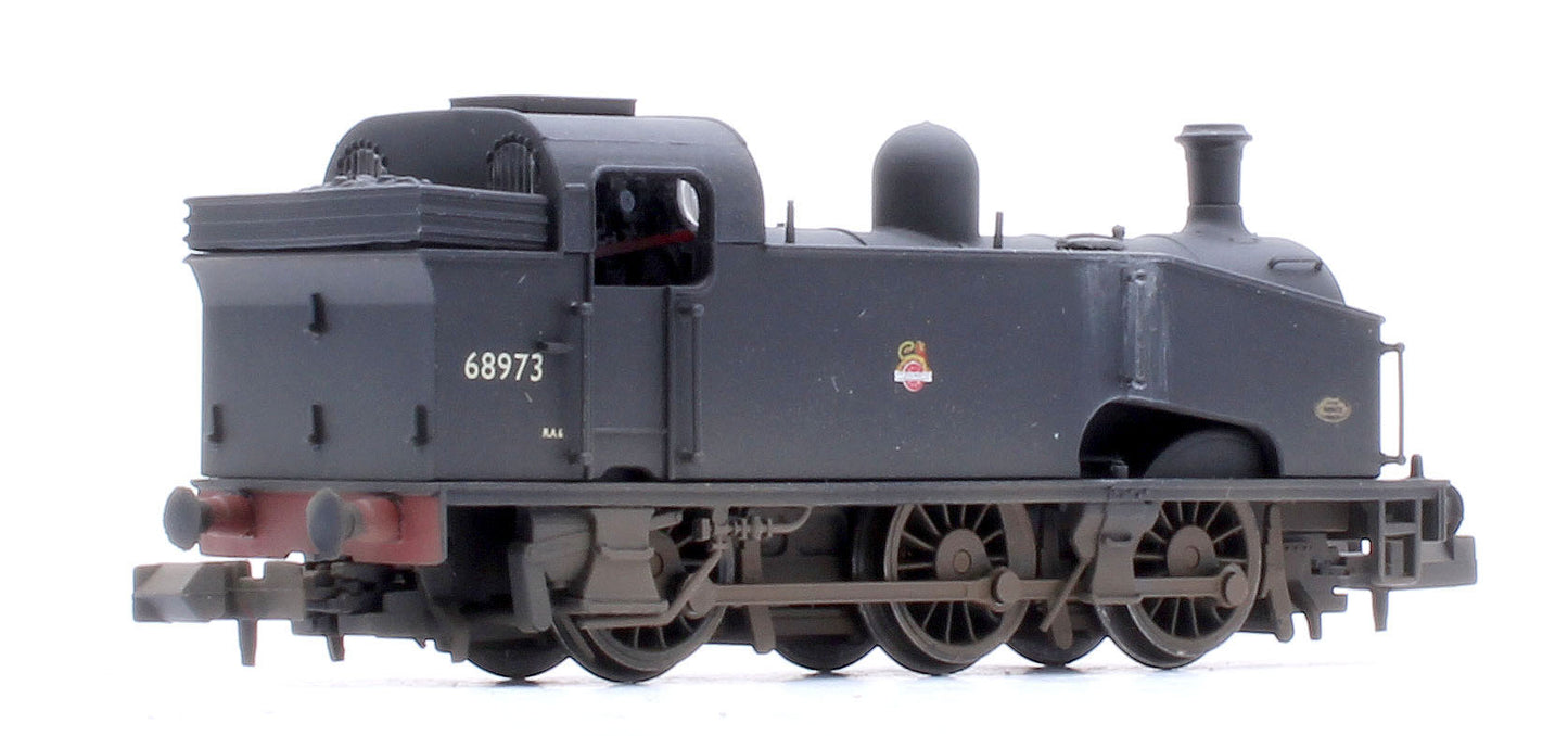 Custom Weathered Class J50 BR Black Early Emblem (Unlined) 0-6-0 Tank Locomotive No.68973