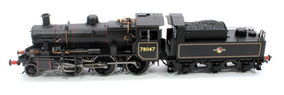 Standard Class 2MT 2-6-0 BR Black Late Crest 78047 Steam Locomotive