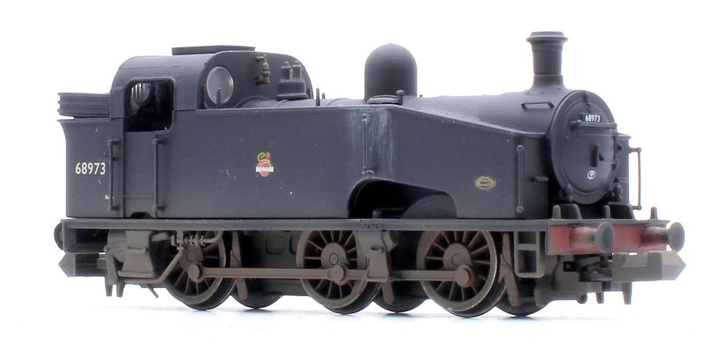 Custom Weathered Class J50 BR Black Early Emblem (Unlined) 0-6-0 Tank Locomotive No.68973