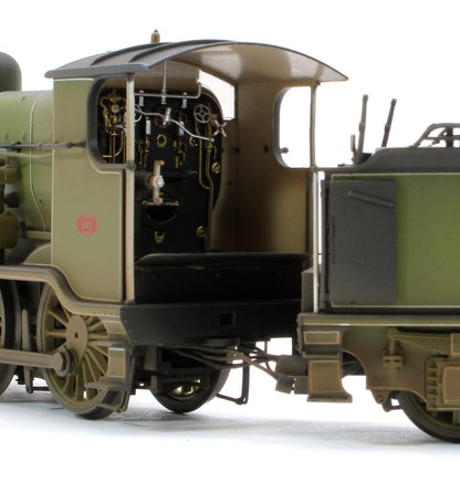 Bespoke Weathered S4102-03 LB&SCR K Class 2-6-0 Southern Maunsell SR Urie Sage Green No.343 Steam Locomotive