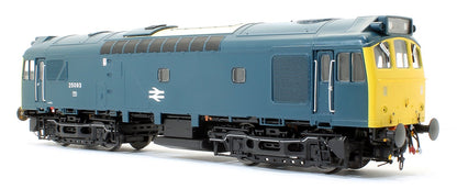 Pre-Owned Class 25 093 (ScR/LMR) BR Rail Blue with bodyside numbers (single, centrally placed double arrows) and domino headcodes Diesel Locomotive