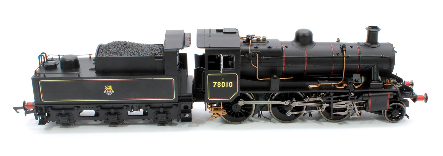 Standard Class 2MT 2-6-0 BR Black Early Emblem No.78010 Steam Locomotive