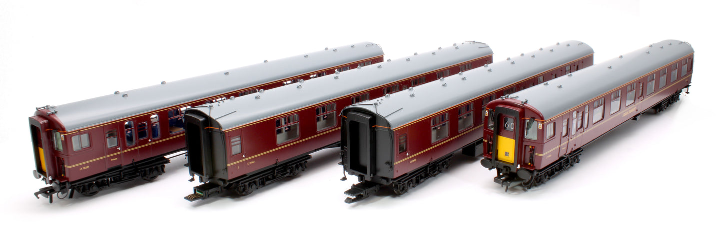 Class 438 4-TC 4-Car Multiple Unit 428 London Transport Lined Maroon