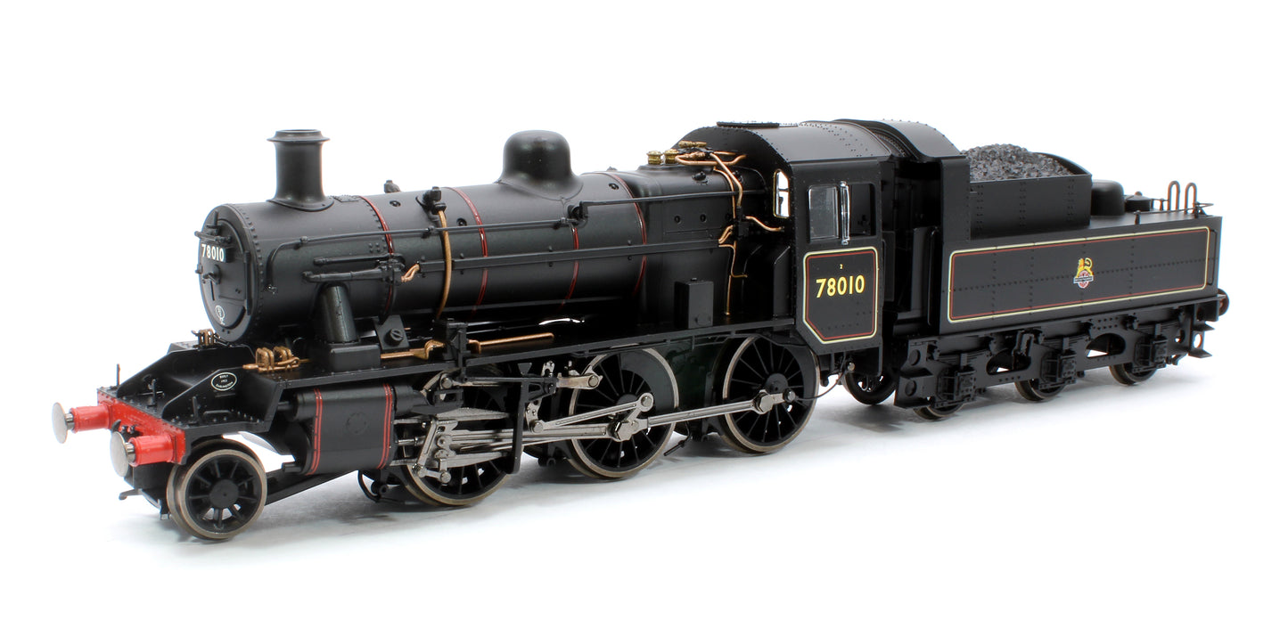 Standard Class 2MT 2-6-0 BR Black Early Emblem No.78010 Steam Locomotive
