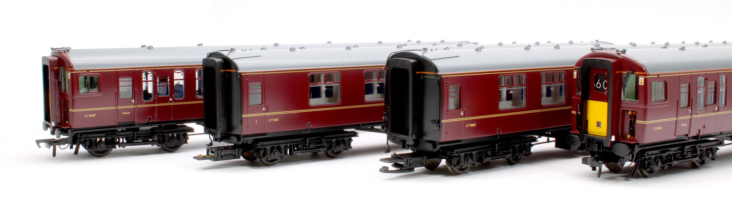 Class 438 4-TC 4-Car Multiple Unit 428 London Transport Lined Maroon