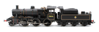 Standard Class 2MT 2-6-0 BR Black Early Emblem No.78010 Steam Locomotive