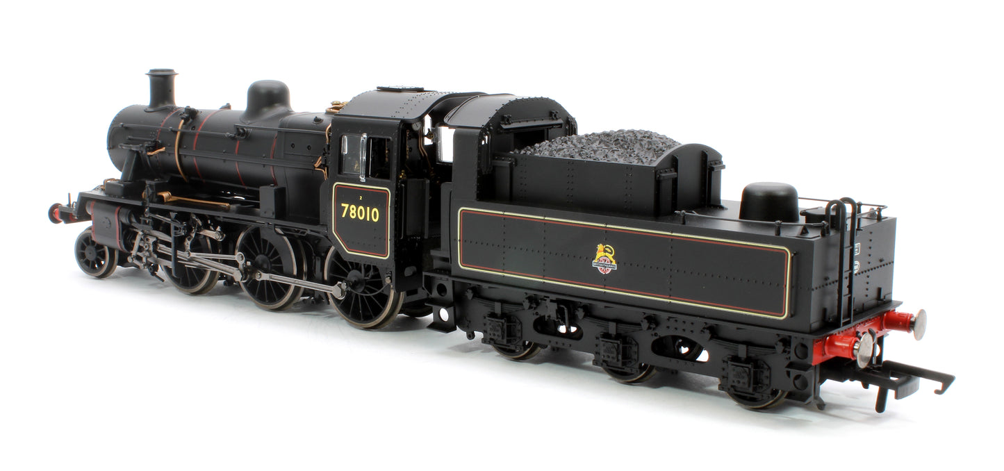 Standard Class 2MT 2-6-0 BR Black Early Emblem No.78010 Steam Locomotive