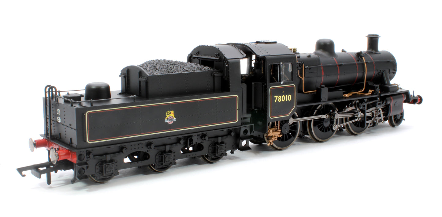 Standard Class 2MT 2-6-0 BR Black Early Emblem No.78010 Steam Locomotive