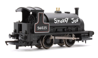 RailRoad Class 264 'Pug' 0-4-0ST 56025 'Smokey Joe' BR Black Steam Locomotive