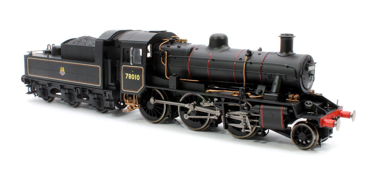 Standard Class 2MT 2-6-0 BR Black Early Emblem No.78010 Steam Locomotive