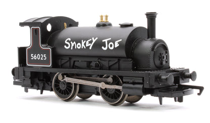 RailRoad Class 264 'Pug' 0-4-0ST 56025 'Smokey Joe' BR Black Steam Locomotive