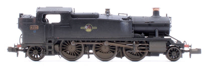 Custom Weathered Class 5101 Large Prairie British Railways BR Black (Late Crest) 2-6-2 Tank Locomotive No.4156