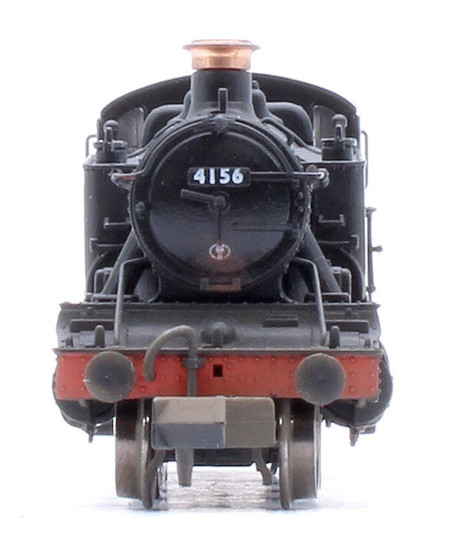 Custom Weathered Class 5101 Large Prairie British Railways BR Black (Late Crest) 2-6-2 Tank Locomotive No.4156