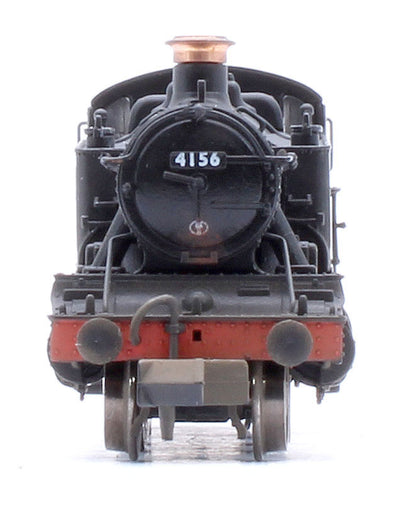 Custom Weathered Class 5101 Large Prairie British Railways BR Black (Late Crest) 2-6-2 Tank Locomotive No.4156