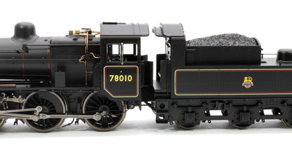 Standard Class 2MT 2-6-0 BR Black Early Emblem No.78010 Steam Locomotive