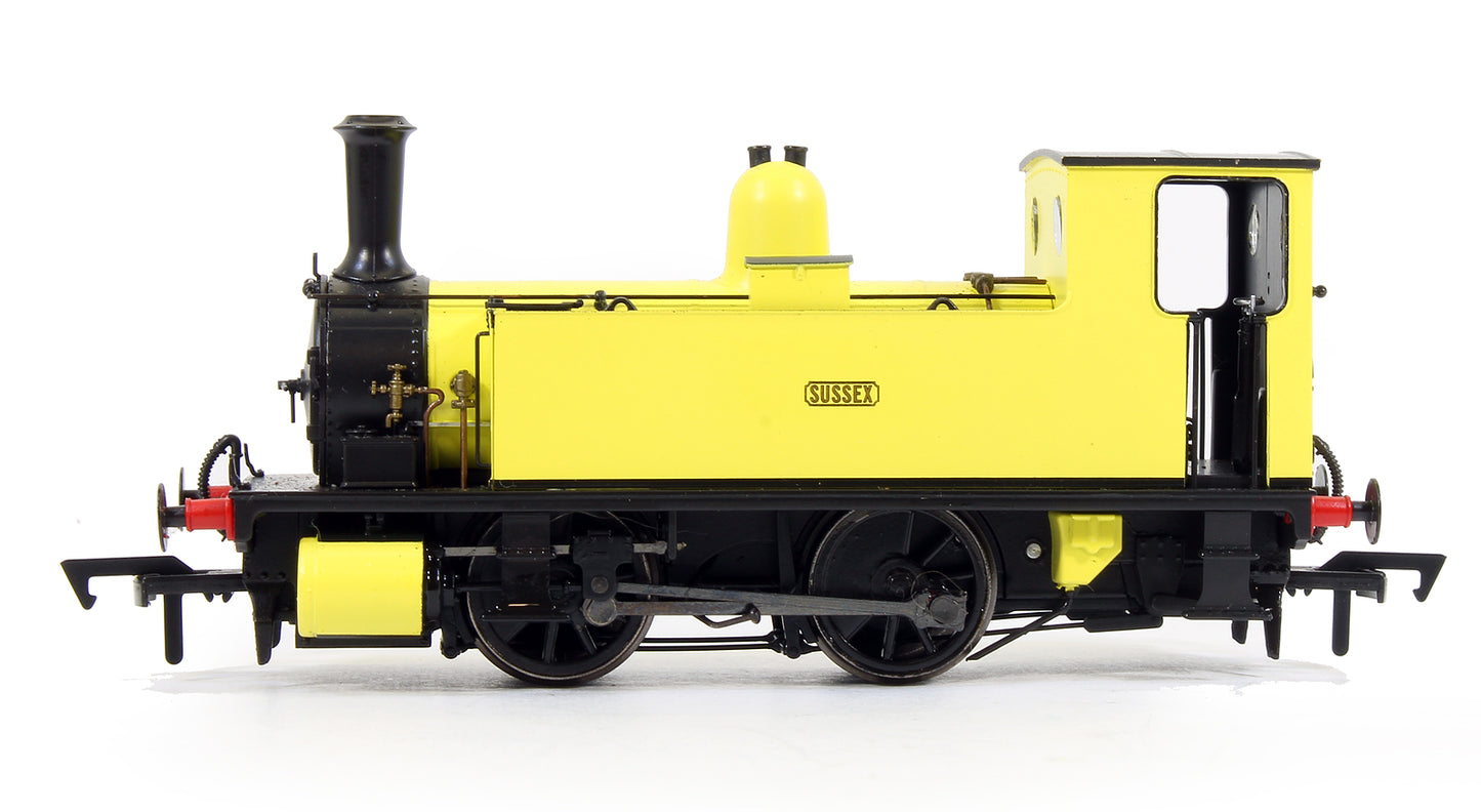 Pre-Owned LSWR Class B4 'Sussex' Yellow 0-4-0 Tank Locomotive - DCC Fitted