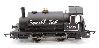 RailRoad Class 264 'Pug' 0-4-0ST 56025 'Smokey Joe' BR Black Steam Locomotive