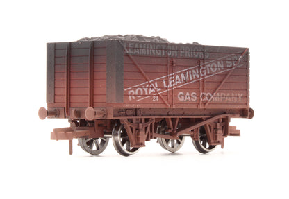 Pre-Owned 4F-080-004 Leamington Gas 8 Plank Wagon No.24 - Weathered