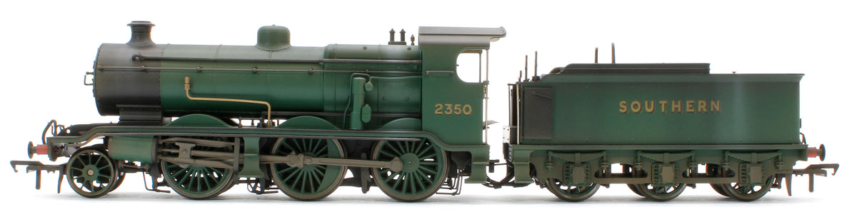 Bespoke Weathered S4102-06 LB&SCR K Class 2-6-0 Southern Bulleid Malachite Green No.2350 Steam Locomotive