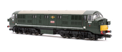 Class 41 'Warship' Headcode Box D602 'Bulldog' BR Green (Small Yellow Panels) Diesel Locomotive