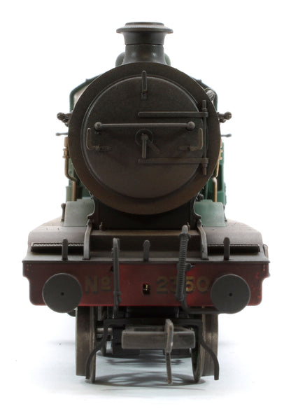 Bespoke Weathered S4102-06 LB&SCR K Class 2-6-0 Southern Bulleid Malachite Green No.2350 Steam Locomotive