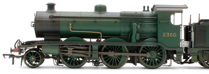 Bespoke Weathered S4102-06 LB&SCR K Class 2-6-0 Southern Bulleid Malachite Green No.2350 Steam Locomotive