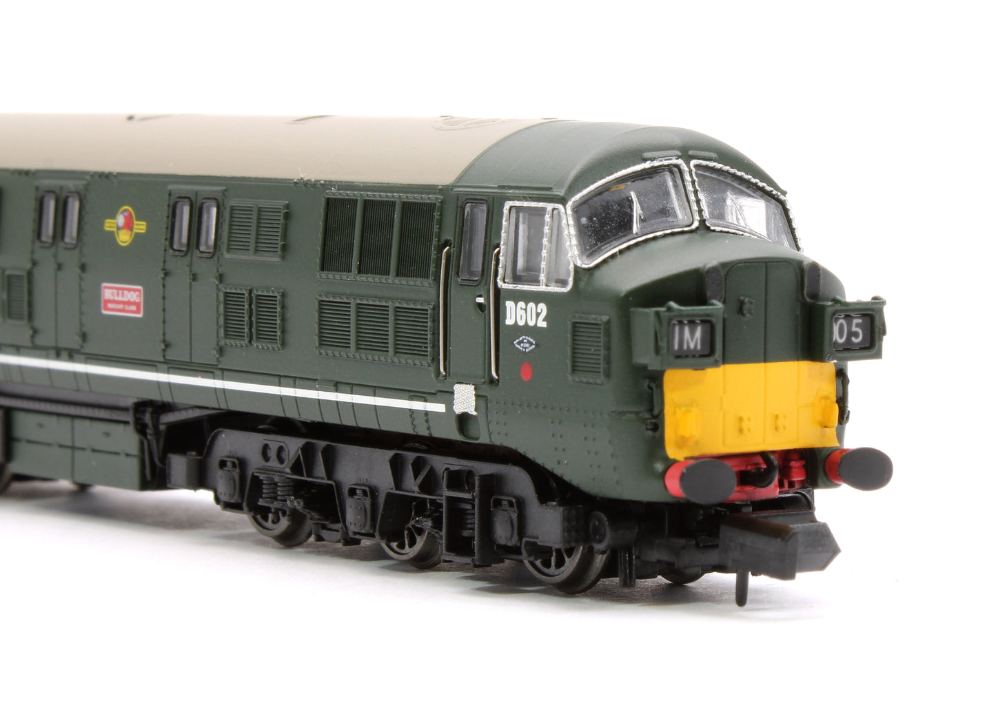 Class 41 'Warship' Headcode Box D602 'Bulldog' BR Green (Small Yellow Panels) Diesel Locomotive