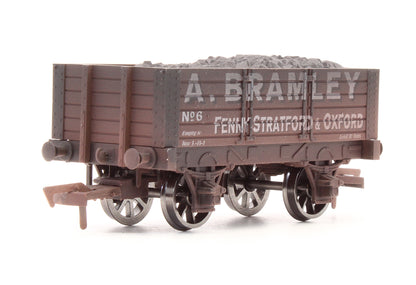 Pre-Owned 4F-052-014 A.Bramley 5 Plank Wagon (9ft W/B) No.6 Weathered