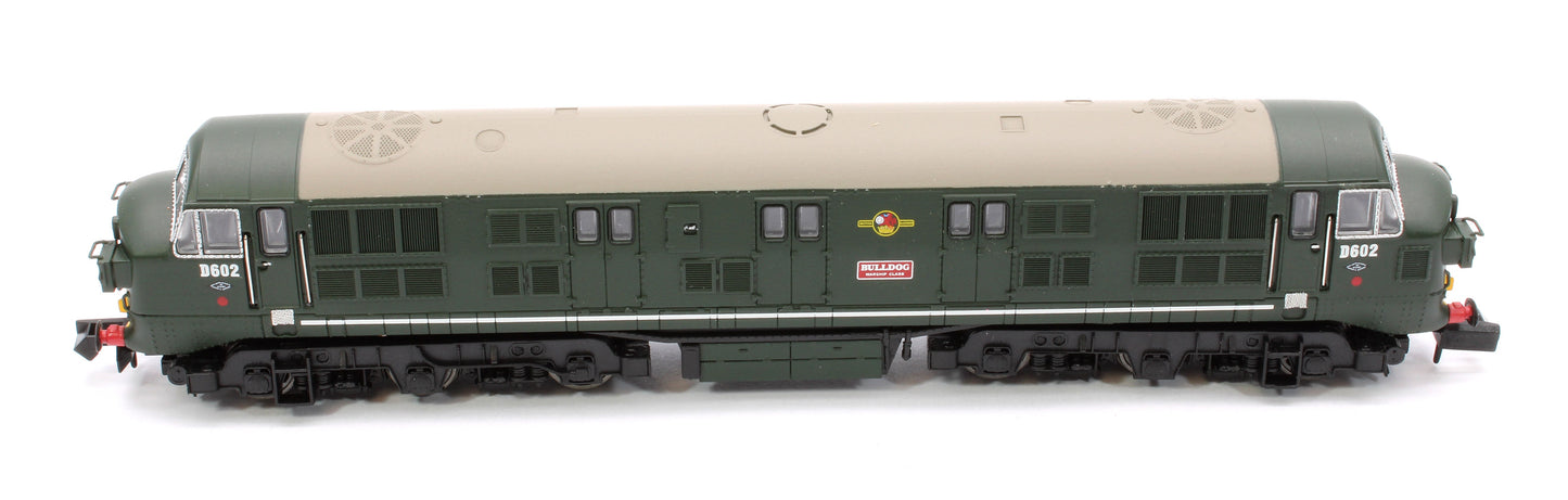 Pre-Owned Class 41 'Warship' Headcode Box D602 'Bulldog' BR Green (Small Yellow Panels) Diesel Locomotive
