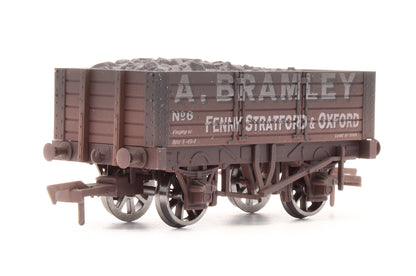 Pre-Owned 4F-052-014 A.Bramley 5 Plank Wagon (9ft W/B) No.6 Weathered