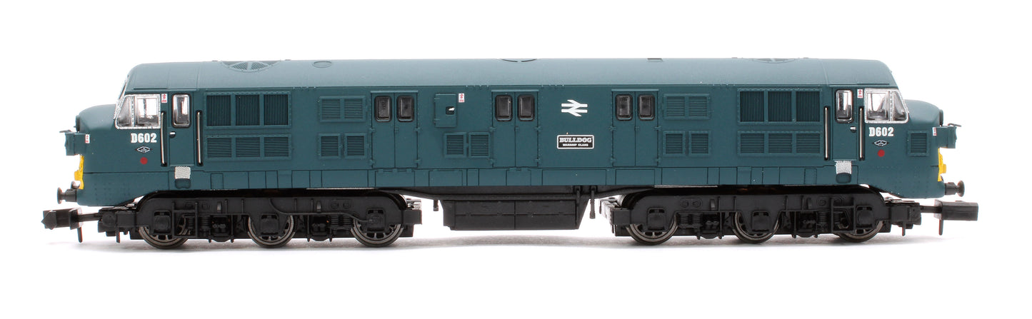 Class 41 'Warship' Headcode Box D602 'Bulldog' BR Blue (Small Yellow Panels) Diesel Locomotive