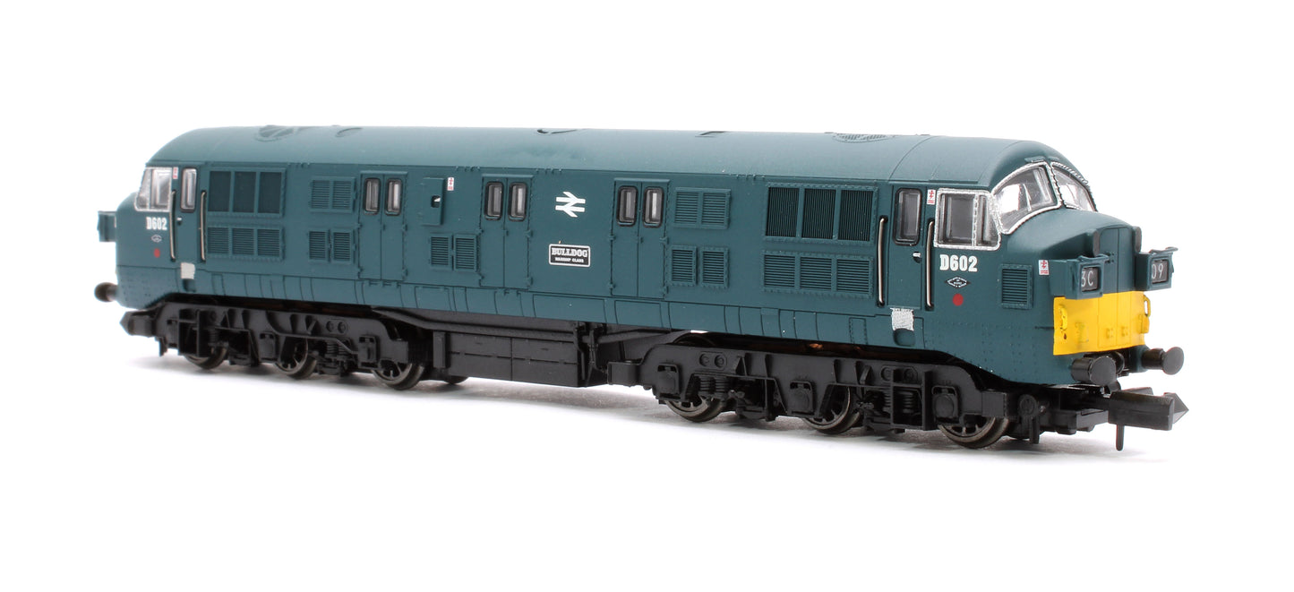 Class 41 'Warship' Headcode Box D602 'Bulldog' BR Blue (Small Yellow Panels) Diesel Locomotive