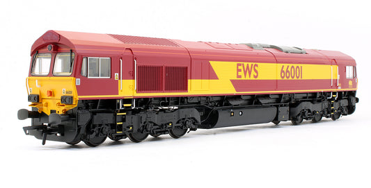 Pre-Owned ACC2573 Class 66001 EWS Maroon Diesel Locomotive (Exclusive Edition)