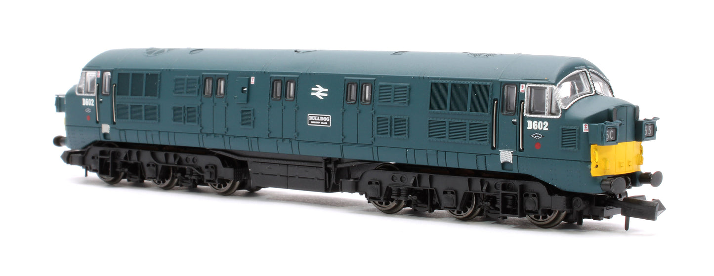 Class 41 'Warship' Headcode Box D602 'Bulldog' BR Blue (Small Yellow Panels) Diesel Locomotive