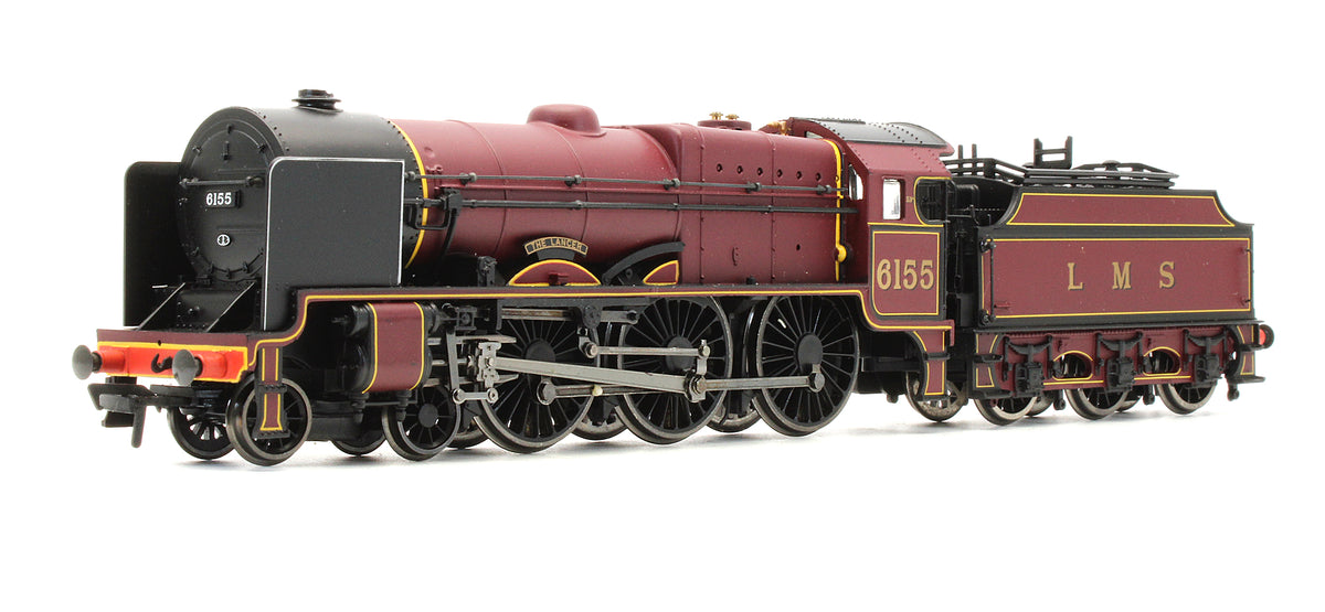 Pre-Owned LMS Crimson 4-6-0 P/Boiler Scot 'The Lancer' 6155  Steam Locomotive With 3500 Gal Tender