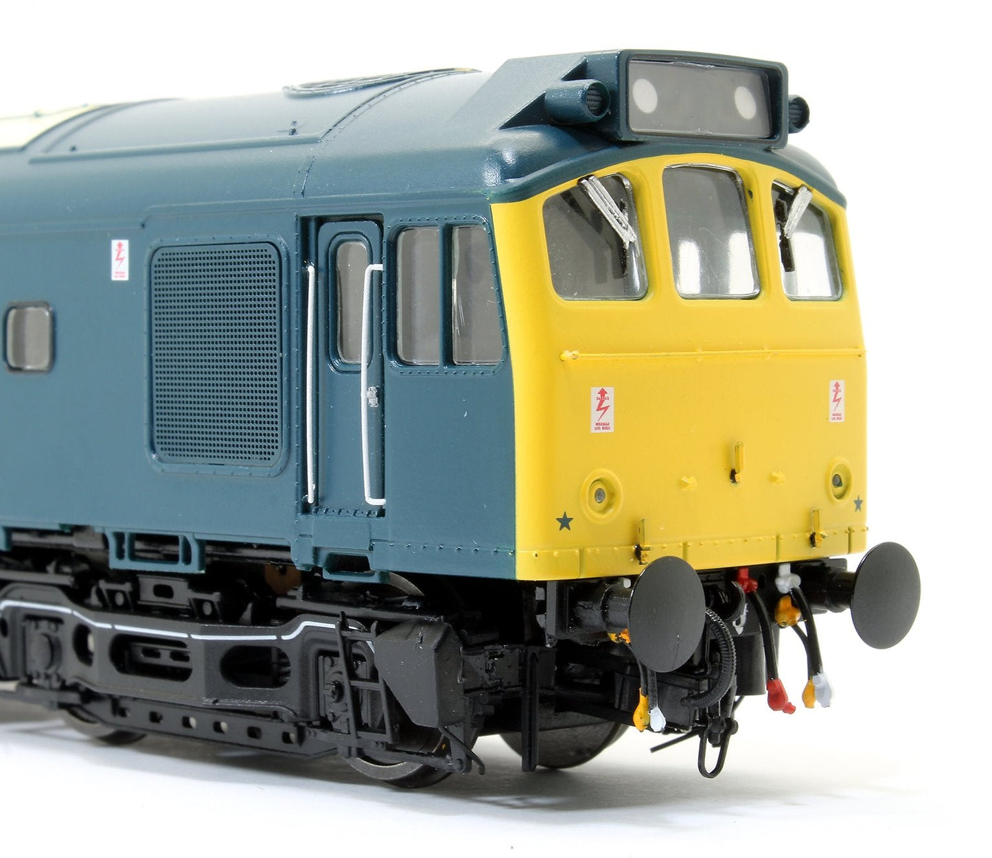 Pre-Owned Class 25 252 (LMR) BR Rail Blue with full yellow ends (single, central double arrows) and head code panel Diesel Locomotive
