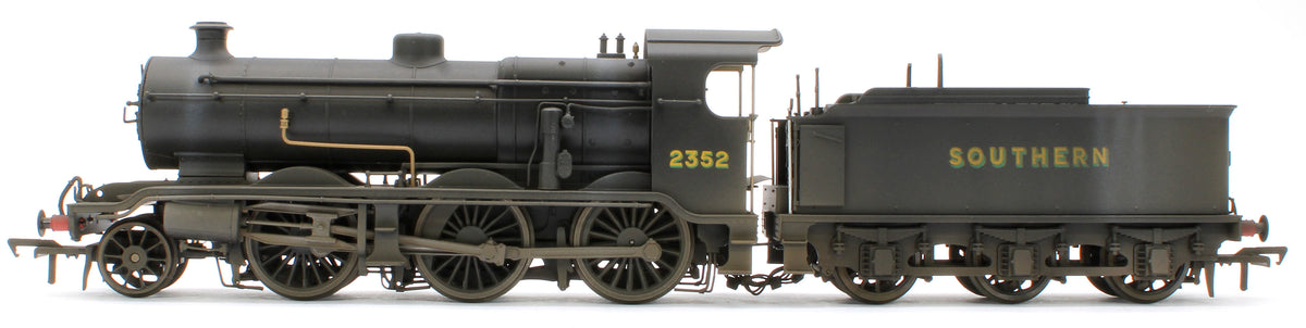 Bespoke Weathered S4102-07 LB&SCR K Class 2-6-0 Southern Bulleid War Time Black No.2352 Steam Locomotive