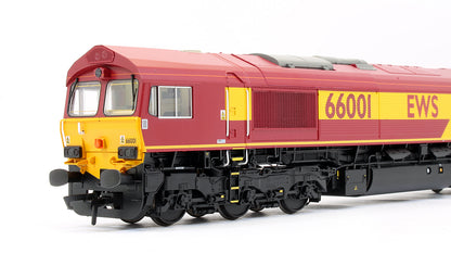 Pre-Owned ACC2573 Class 66001 EWS Maroon Diesel Locomotive (Exclusive Edition)