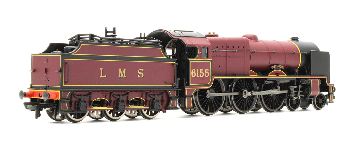 Pre-Owned LMS Crimson 4-6-0 P/Boiler Scot 'The Lancer' 6155  Steam Locomotive With 3500 Gal Tender