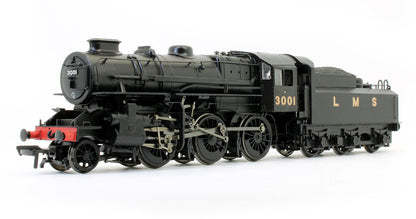 Pre-Owned 32-575 Ivatt Class 4 3001 LMS Black Double Chimney Steam Locomotive - DCC Fitted