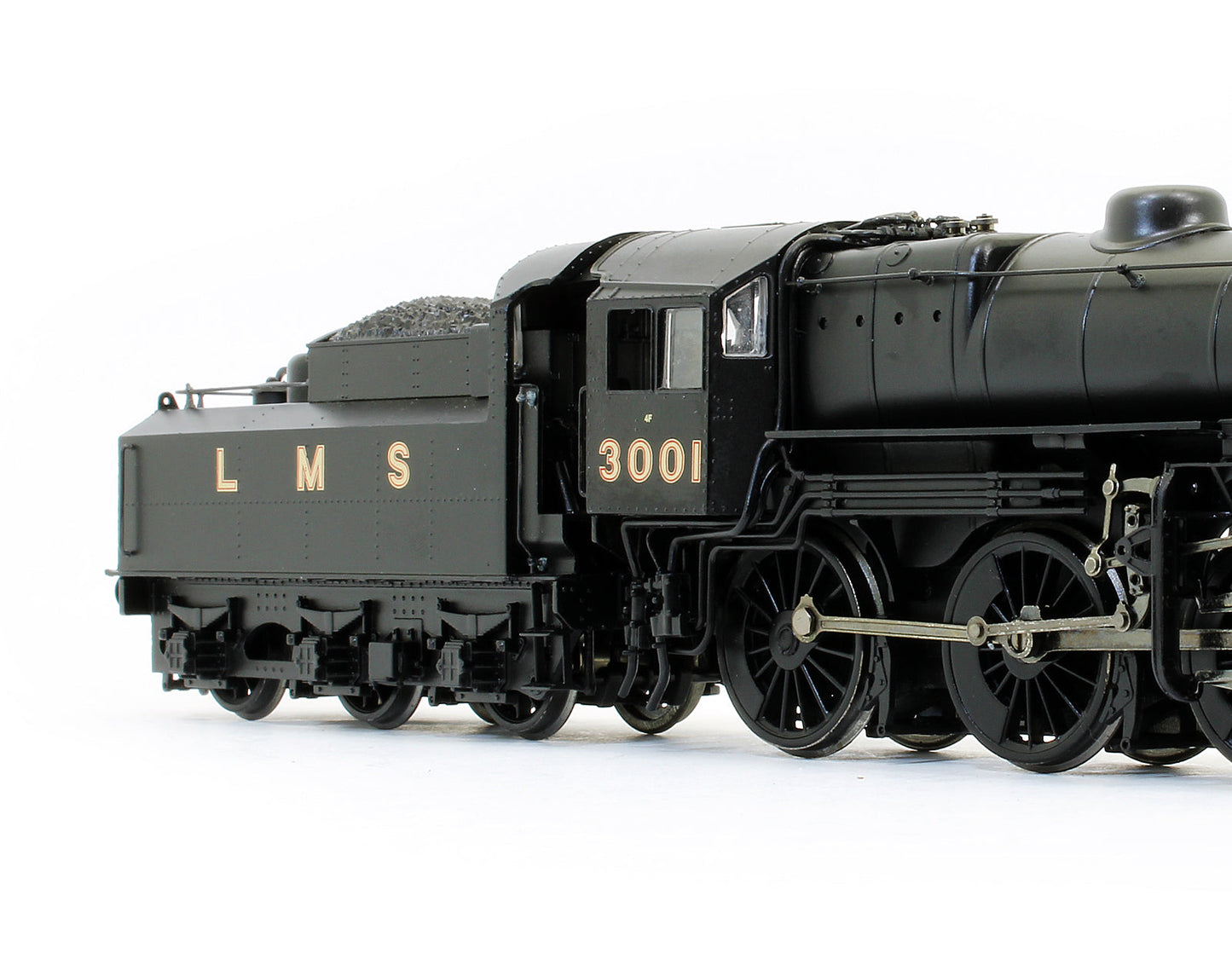 Pre-Owned 32-575 Ivatt Class 4 3001 LMS Black Double Chimney Steam Locomotive - DCC Fitted
