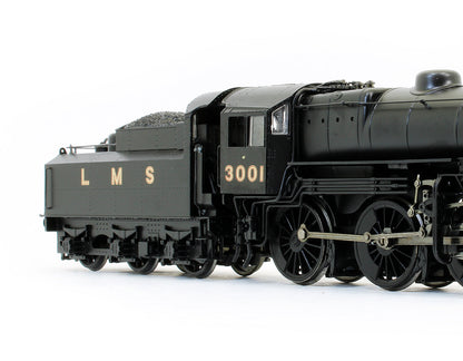 Pre-Owned 32-575 Ivatt Class 4 3001 LMS Black Double Chimney Steam Locomotive - DCC Fitted