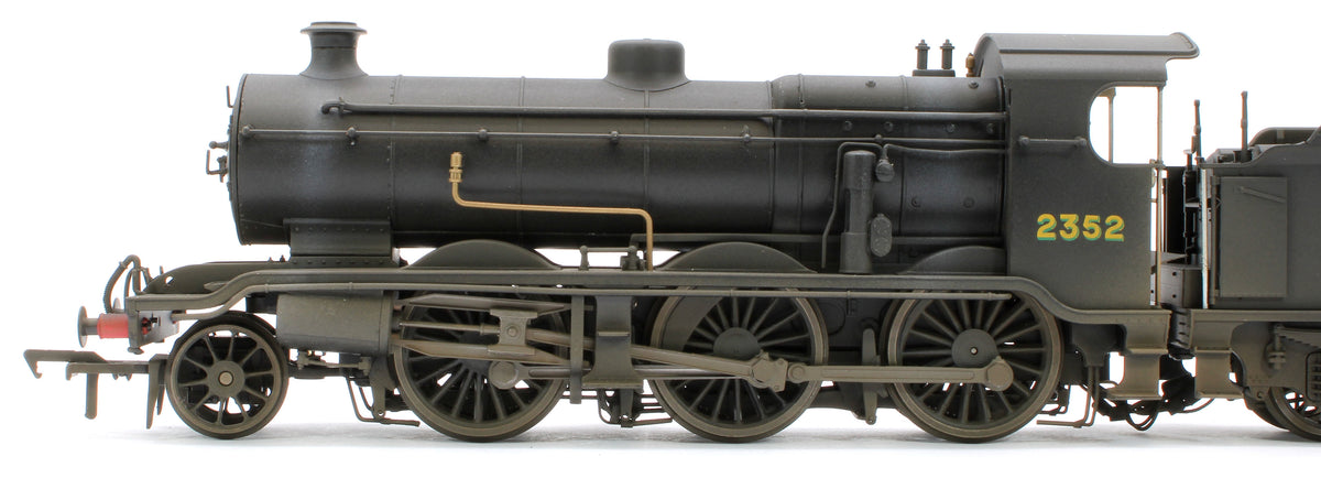 Bespoke Weathered S4102-07 LB&SCR K Class 2-6-0 Southern Bulleid War Time Black No.2352 Steam Locomotive