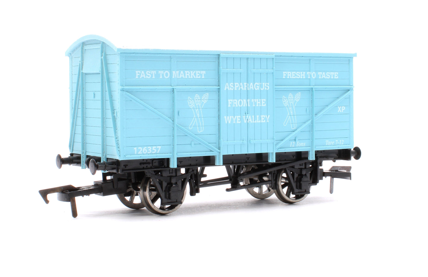 Pre-Owned 12T No.126357 Closed Van 'Asparagus From The Valley' (Limited Edition for Burnham and District MRC)