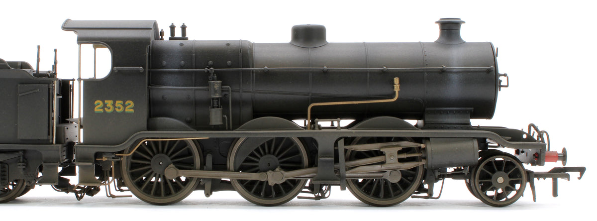 Bespoke Weathered S4102-07 LB&SCR K Class 2-6-0 Southern Bulleid War Time Black No.2352 Steam Locomotive